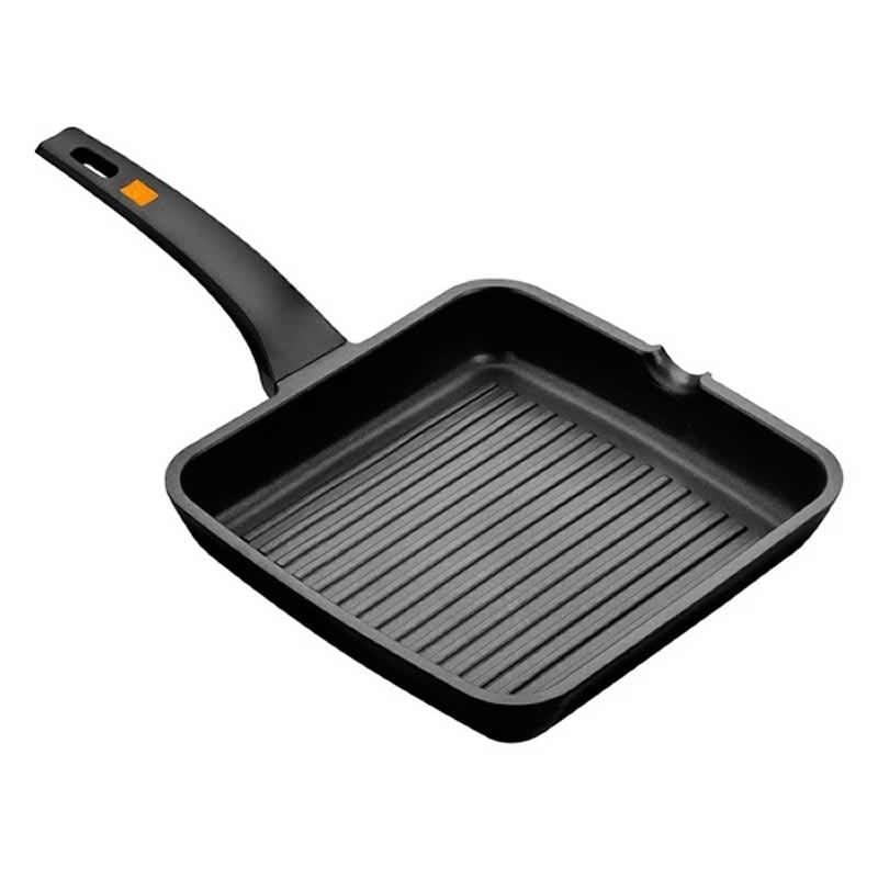 Grill Bra Efficient A271428/ Ø28cm/ Aluminio Fundido/ Apto para Inducción