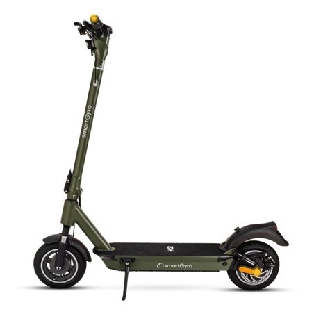 Patinete Eléctrico SmartGyro K2 Army Certificado/ Motor 800W/ Ruedas 10'/ 25km/h /Autonomía 50km/ Verde