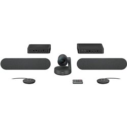 Sistema de Videoconferencia Logitech Rally Plus/ Campo de Visión 82º/ 4K