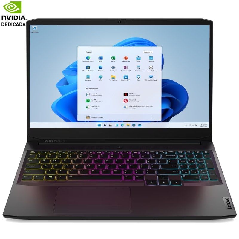 Portátil Gaming Lenovo IdeaPad Gaming 3 15ACH6 82K201SVSP Ryzen 5 5600H/ 16GB/ 512GB SSD/ GeForce RTX 3060/ 15.6'/ Win11 Portátil Gaming Lenovo IdeaPad Gaming 3 15ACH6 82K201SVSP Ryzen 5 5600H/ 16GB/ 512GB SSD/ GeForce RTX 3060/ 15.6'/ Win11
