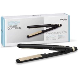 Plancha para el Pelo BaByliss Ceramic Straight 230 ST089E/ Negra y Dorada