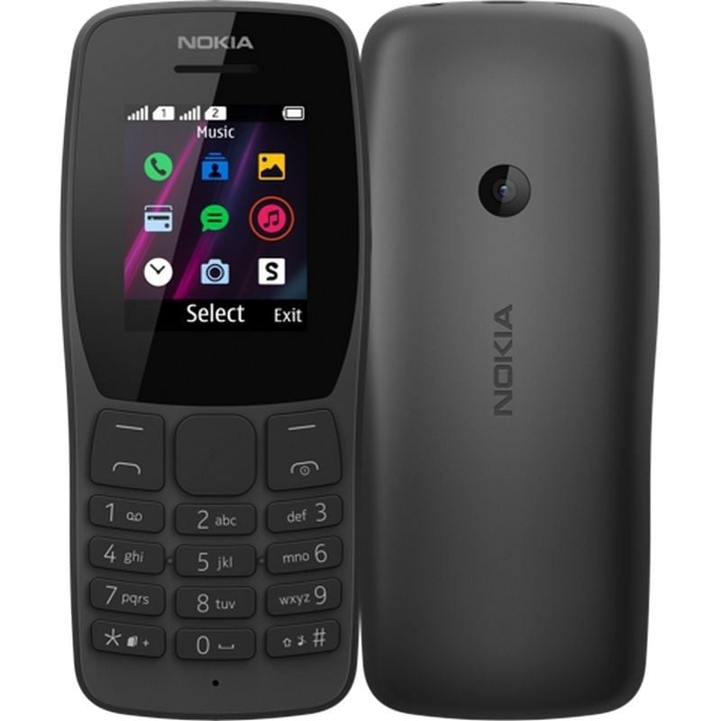 Teléfono Móvil Nokia 110/ Negro Teléfono Móvil Nokia 110/ Negro