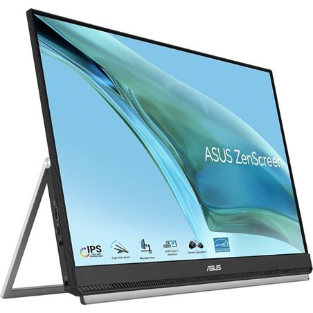 Monitor Portátil Asus ZenScreen MB249C 23.8'/ Full HD/ Multimedia/ Negro