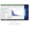 Monitor Profesional LG 24BK55YP-W 23.8'/ Full HD/ Multimedia/ Blanco