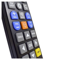 Mando para TV Samsung TMURC502 compatible con Samsung/ LG/ Philips/ Sony/ Panasonic