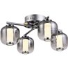 Plafón MALVINA 4x5W LED 1200lm 4000K Al.17,5xD.43cm Cromo