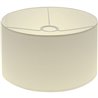 Pantalla CIPRIOTA redondo tela PVC802 con encaje E27 Al.17xD.30cm Beije