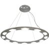 Lámpara de Techo NAZARINA 12xG9 Al.Reg.xD.81cm Cromo