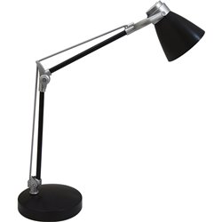 Sobremesa ARTICULADO articulado 1xE14 L.13,5xAn.36xAl.Reg.cm Negro