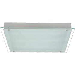 Plafón MALAQUITE cuadrado 3xG11 PL L.69xAn.69xAl.6cm Gris