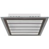 Plafón DRESDEN Quadrado24W LED 4000K Castanho/Cromado