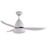 Ventilador DC MARINO blanco, 3 aspas, 16W LED 4000K, Al.45xD.122cm