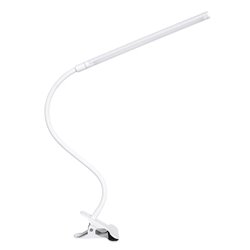 Flexo serie OFFICE 7W LED 4000K con clip en blanco H.70xD.2,3cm