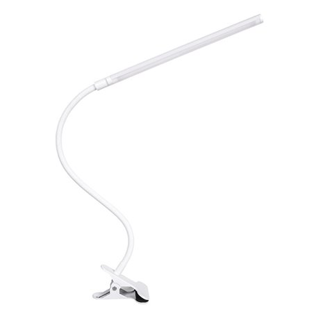 Flexo serie OFFICE 7W LED 4000K con clip en blanco H.70xD.2,3cm