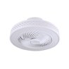 Ventilador DC KABUL blanco, 5 aspas, 72W LED 3000-6000K, Al.19xD.50cm