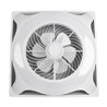 Ventilador empotrable AC PANEL blanco, 6 aspas, 66W LED 3000-6000K, 59,8x59,8cm