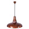 Colgante COPPER 1xE27 Al.Reg.xD.48,5cm en cobre con acabado liso rústico