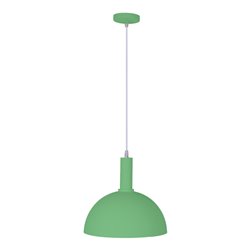 Colgante HAGEN D.30cm 1xE27 en metal verde