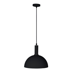 Colgante HAGEN D.30cm 1xE27 en metal negro