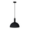 Colgante HAGEN D.30cm 1xE27 en metal negro