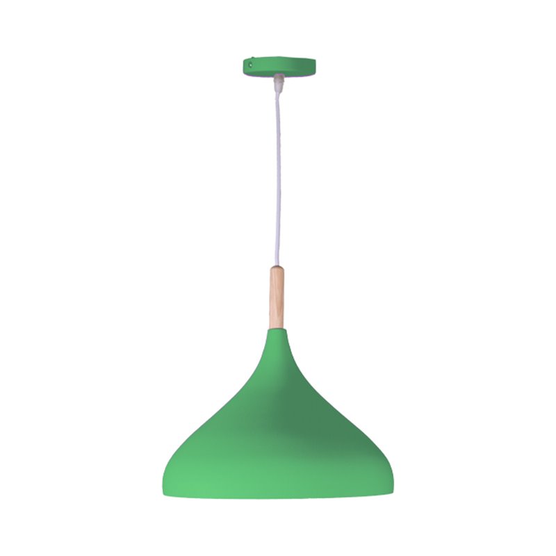 Colgante BAVIERA D.30cm 1xE27 en metal verde