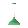 Colgante BAVIERA D.30cm 1xE27 en metal verde