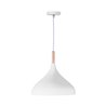 Colgante BAVIERA D.30cm 1xE27 en metal blanco