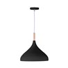 Colgante BAVIERA D.30cm 1xE27 en metal negro