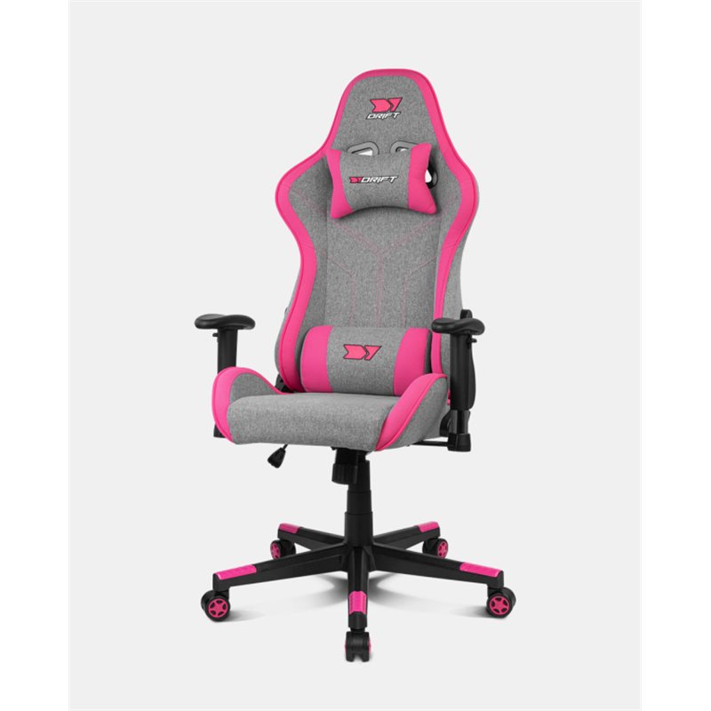 SILLA GAMING DRIFT DR90 PRO GRIS - ROSA