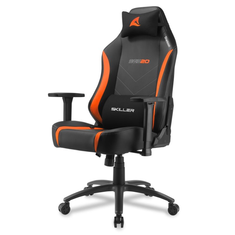 SILLA GAMING SHARKOON SGS20 NEGRO/NARANJA