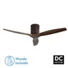 Ventilador Dc Aguilon Marron 3 Aspas Roble 5 Velocidades Sin Luz Remoto Y Temporiz.132d