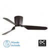 Ventilad 18w Dc Kochi Marron 3 Aspas Marron 5 Veloc. 3000k, 4000k, 6000k C/remoto Y Temporizador 132 D