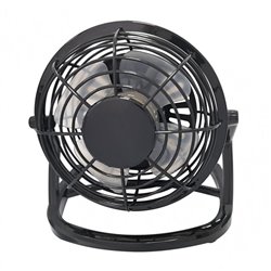 Miniventilador Sobremesa Tango 2,5w 5v Negro 14,5x14,5x10 Cm Orientable Alimentacion Mediante Puerto Usb