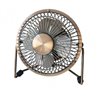 Miniventilador Sobrem.metal Bulerias 2,5w 5v Bronce 14,8X14,2X7,6 Cm Orientable Alimentacion Mediante Puerto Usb