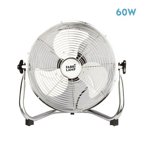 Ventilador Industrial Libis 60w Cromo 40d  3 Velocidades 44x48,5x27,5 Cm