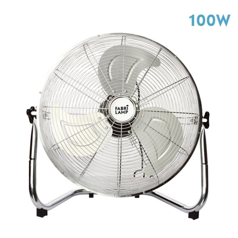 Ventilador Industrial Libis 100w Cromo 52d  3 Velocidades 54x56x22 Cm