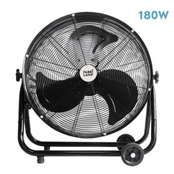 Ventilador Industrial Poniente 180w Negro 64d 3 Velocidades 67,5x75x41 Cm Orientable