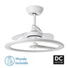 Ventilador 110w Dc Chom Blanco 3Asp.Transp. 46/66x62x62cm 6 Vel. 3 Colores C/remoto, Memoria Y Temporizador 9350lm