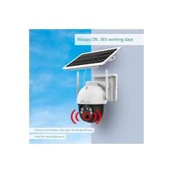 CAMARA DE VIGILANCIA 360GRADOS IP66 SIM 4G CON BATERIA DE LARGA DURACION 18.000MAH + PANEL SOLAR 5V 7W NIVIAN