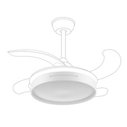 Difusor Ventilador Mbatis Blanco