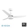 Ventilador Dc Jarama 20w Blanco 3asp.6velocidades 3000-4000-6500k 2350lm Remoto,memoria,temperatura 112d