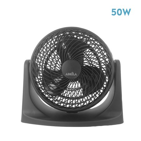 Ventilador Sobremesa Balboa Negro 3 Vel.50w.3asp 26x28,5x26 Cm