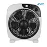 Ventilador Sobremesa Borja 45w Blanco/negro 3vel. 5 Aspas Temporizador 41x37,5x12,5cm