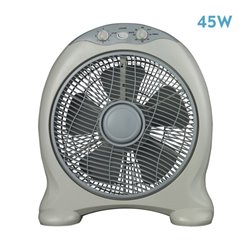 Ventilador Sobremesa Urgel 45w Gris 3vel. 5aspas  Temporizador 45x38x15cm