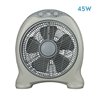 Ventilador Sobremesa Urgel 45w Gris 3vel. 5aspas  Temporizador 45x38x15cm