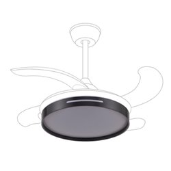 Difusor Ventilador Mbatis Negro