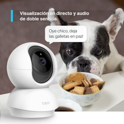 CAMARA ROTATORIA DE VIDEOVIGILANCIA WIFI 1080P DETECION DE MOV. Y NOTIFICACIONES VISUALIZACION NOCTURNA TP-LINK