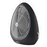 Termoventilador Elect.perugia 2000w Negro/gris Termost.reg. 2potencias 3funciones Sist.seguridad 30,5x27x16cm
